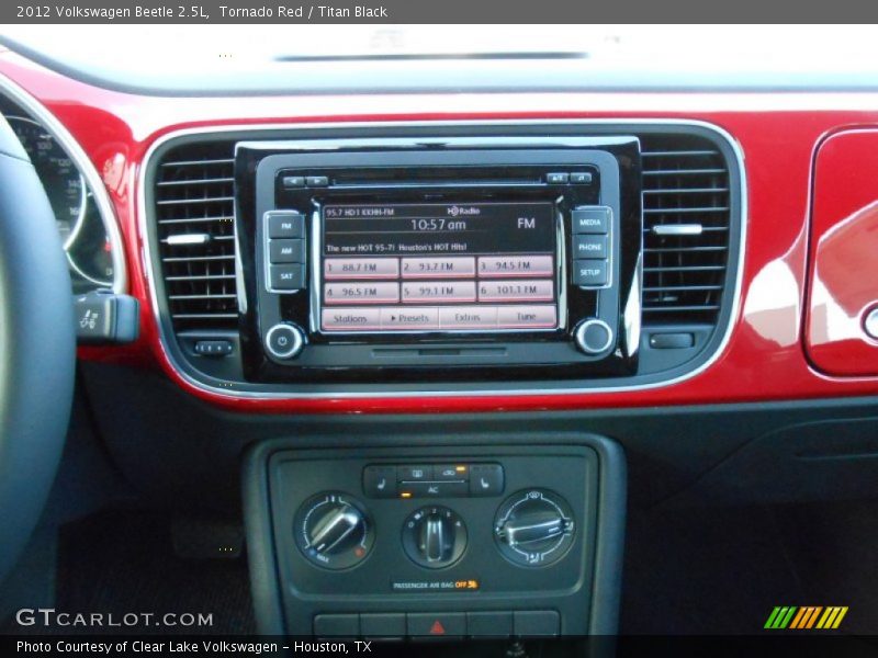 Tornado Red / Titan Black 2012 Volkswagen Beetle 2.5L