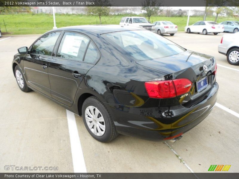 Black / Titan Black 2012 Volkswagen Jetta S Sedan