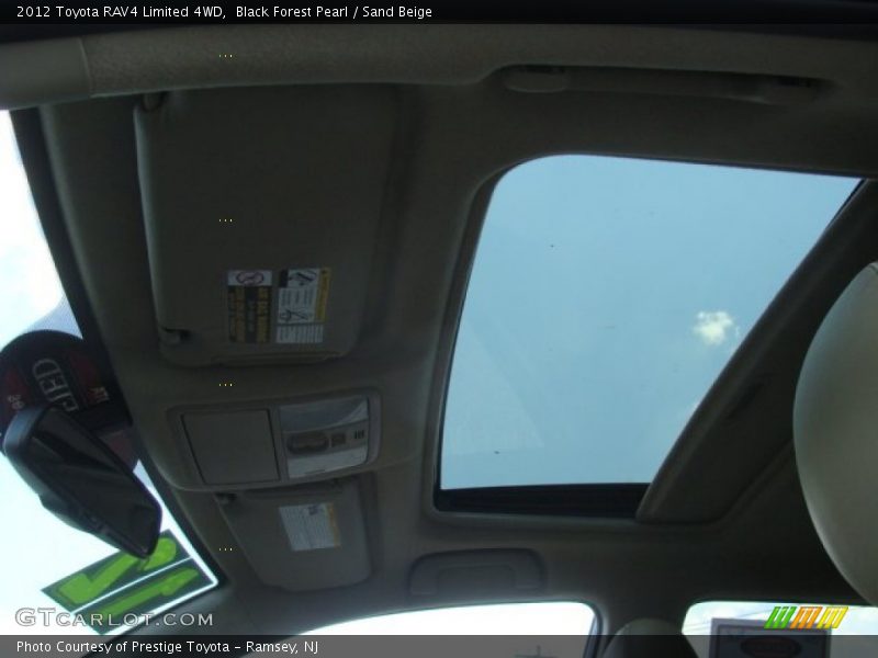 Black Forest Pearl / Sand Beige 2012 Toyota RAV4 Limited 4WD
