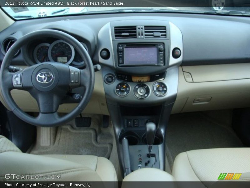 Black Forest Pearl / Sand Beige 2012 Toyota RAV4 Limited 4WD