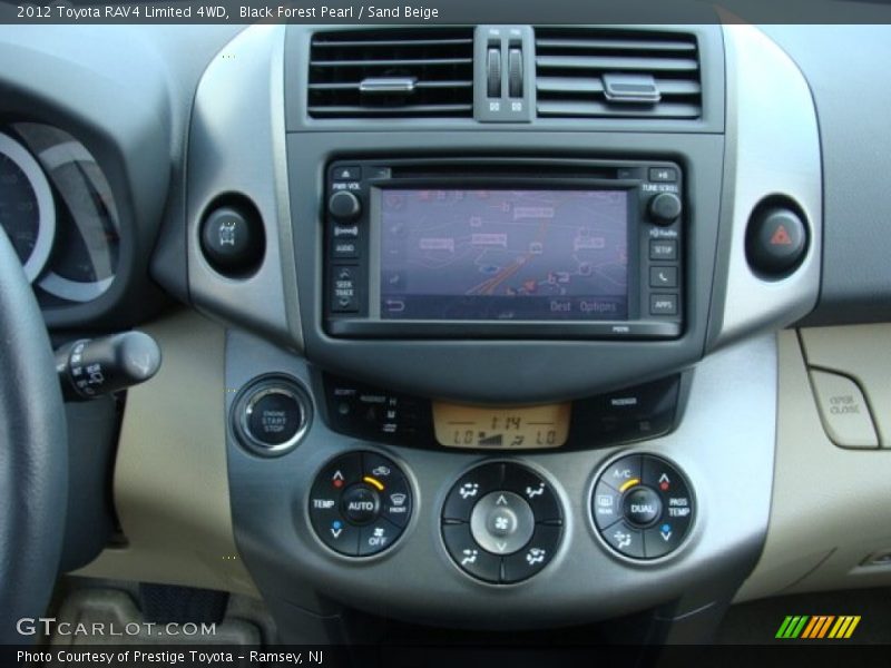 Black Forest Pearl / Sand Beige 2012 Toyota RAV4 Limited 4WD