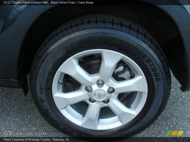 Black Forest Pearl / Sand Beige 2012 Toyota RAV4 Limited 4WD