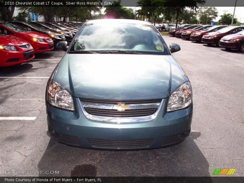 Silver Moss Metallic / Gray 2010 Chevrolet Cobalt LT Coupe