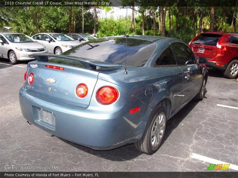 Silver Moss Metallic / Gray 2010 Chevrolet Cobalt LT Coupe