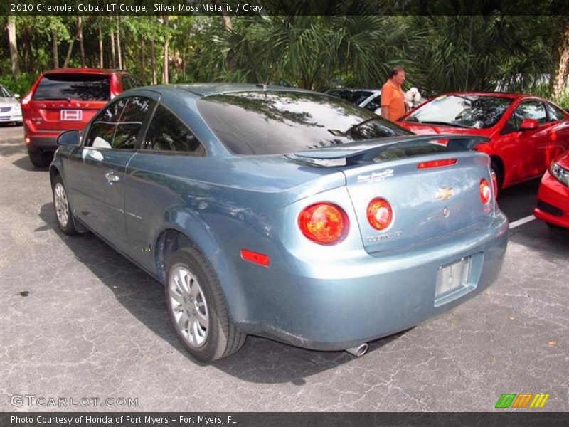 Silver Moss Metallic / Gray 2010 Chevrolet Cobalt LT Coupe