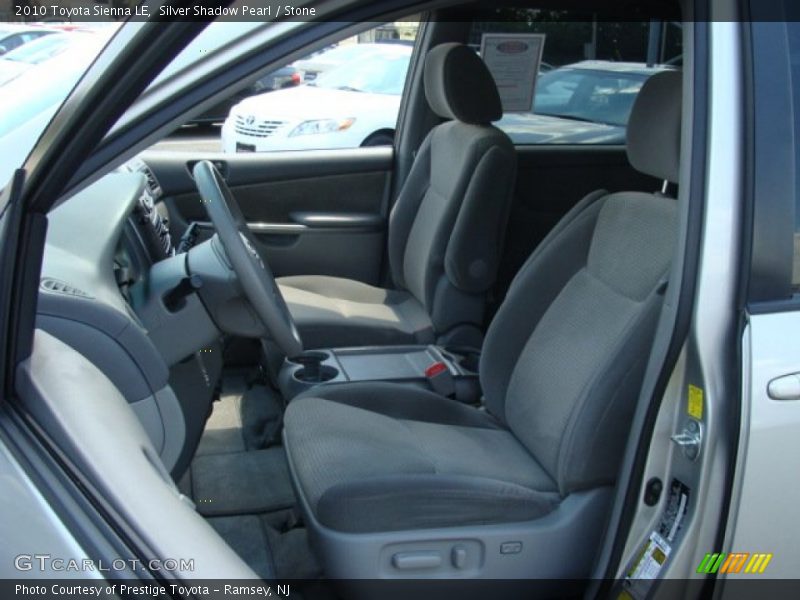 Silver Shadow Pearl / Stone 2010 Toyota Sienna LE
