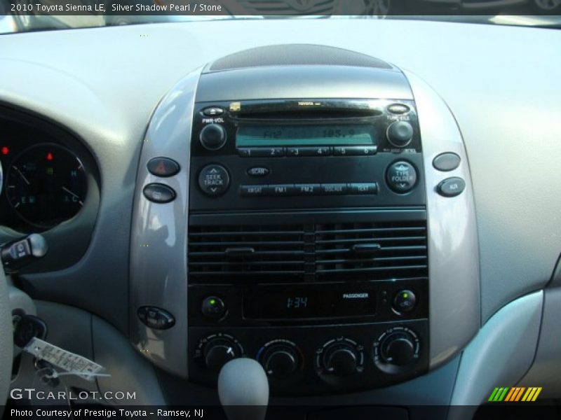 Silver Shadow Pearl / Stone 2010 Toyota Sienna LE