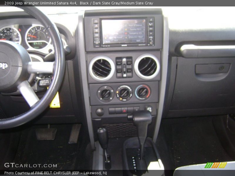 Black / Dark Slate Gray/Medium Slate Gray 2009 Jeep Wrangler Unlimited Sahara 4x4