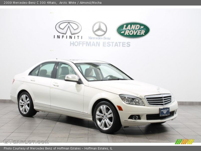 Arctic White / Almond/Mocha 2009 Mercedes-Benz C 300 4Matic