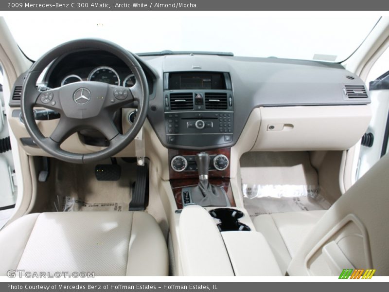 Arctic White / Almond/Mocha 2009 Mercedes-Benz C 300 4Matic