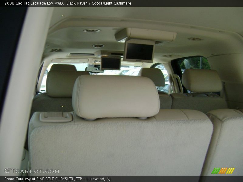 Black Raven / Cocoa/Light Cashmere 2008 Cadillac Escalade ESV AWD