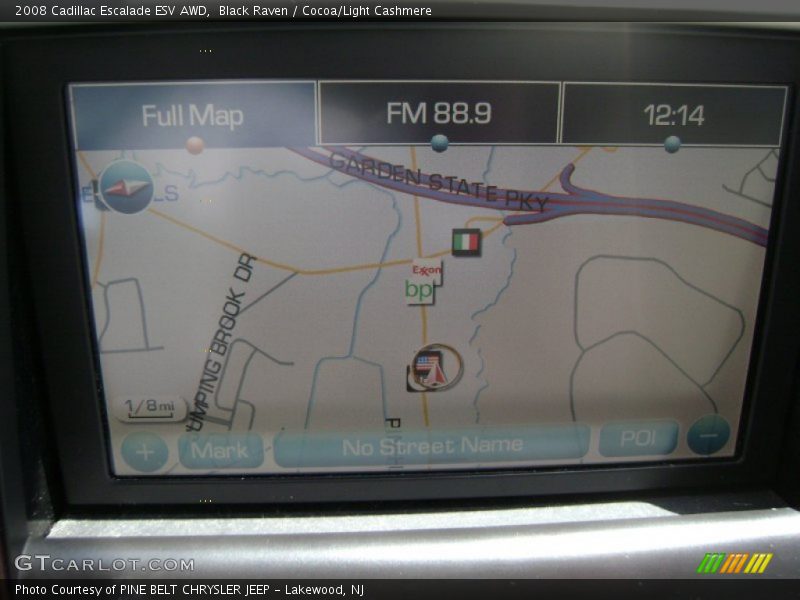 Black Raven / Cocoa/Light Cashmere 2008 Cadillac Escalade ESV AWD
