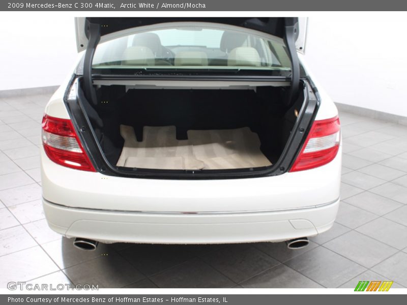 Arctic White / Almond/Mocha 2009 Mercedes-Benz C 300 4Matic