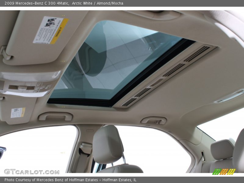 Arctic White / Almond/Mocha 2009 Mercedes-Benz C 300 4Matic