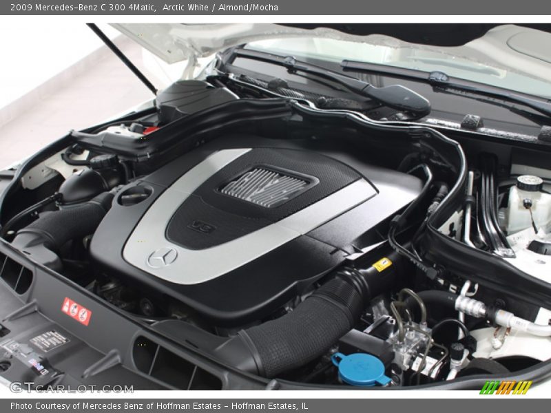 Arctic White / Almond/Mocha 2009 Mercedes-Benz C 300 4Matic