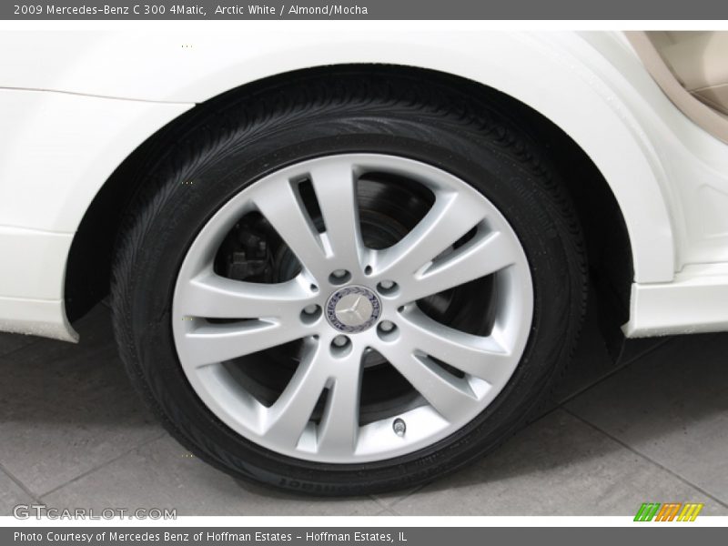 Arctic White / Almond/Mocha 2009 Mercedes-Benz C 300 4Matic