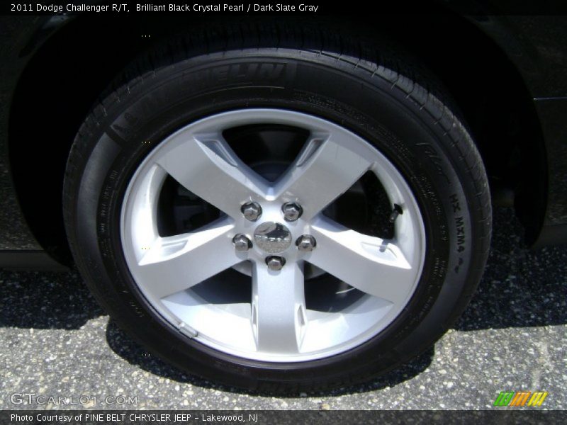 Brilliant Black Crystal Pearl / Dark Slate Gray 2011 Dodge Challenger R/T