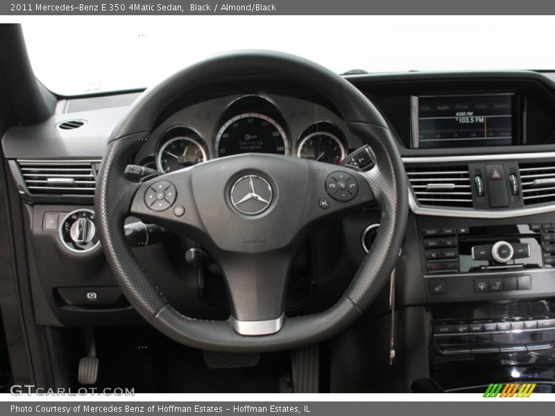 Black / Almond/Black 2011 Mercedes-Benz E 350 4Matic Sedan
