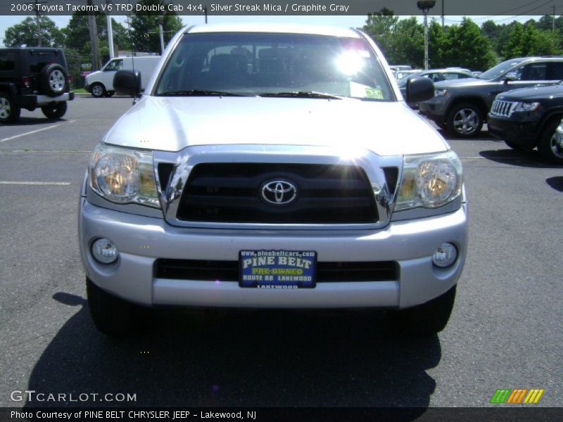 Silver Streak Mica / Graphite Gray 2006 Toyota Tacoma V6 TRD Double Cab 4x4