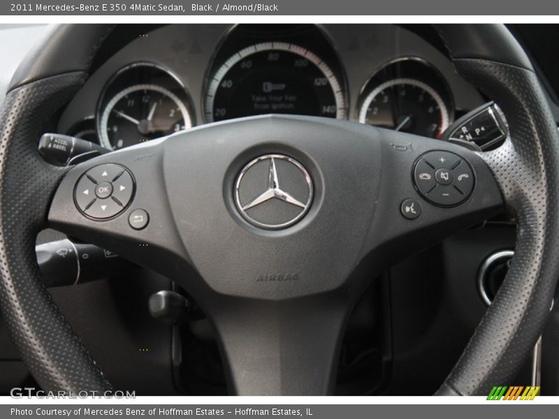 Black / Almond/Black 2011 Mercedes-Benz E 350 4Matic Sedan