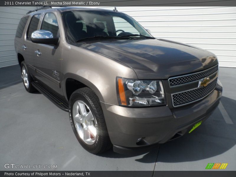 Mocha Steel Metallic / Ebony 2011 Chevrolet Tahoe LS
