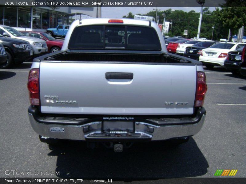 Silver Streak Mica / Graphite Gray 2006 Toyota Tacoma V6 TRD Double Cab 4x4