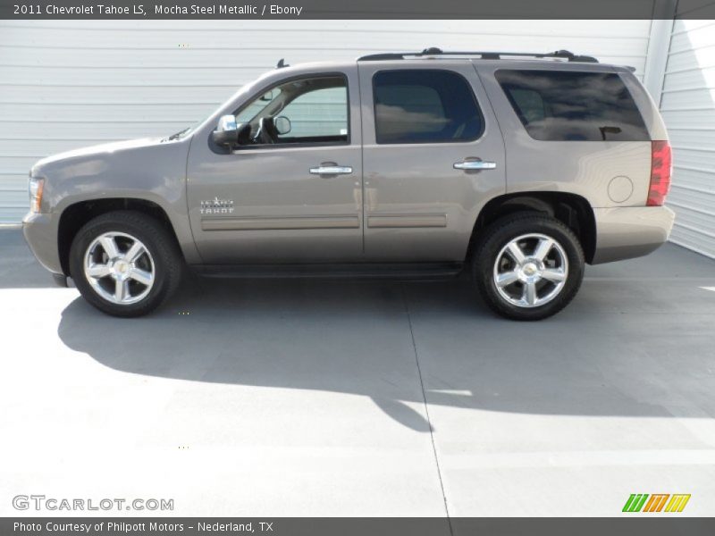 Mocha Steel Metallic / Ebony 2011 Chevrolet Tahoe LS