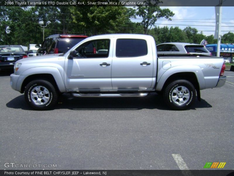 Silver Streak Mica / Graphite Gray 2006 Toyota Tacoma V6 TRD Double Cab 4x4