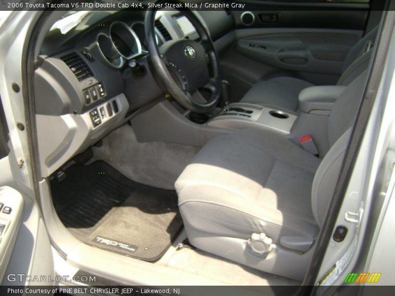 Silver Streak Mica / Graphite Gray 2006 Toyota Tacoma V6 TRD Double Cab 4x4