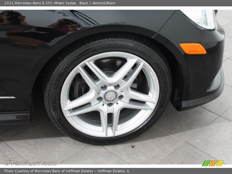 Black / Almond/Black 2011 Mercedes-Benz E 350 4Matic Sedan