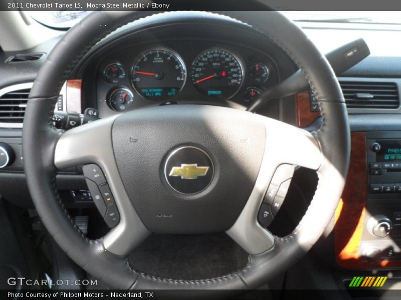 Mocha Steel Metallic / Ebony 2011 Chevrolet Tahoe LS
