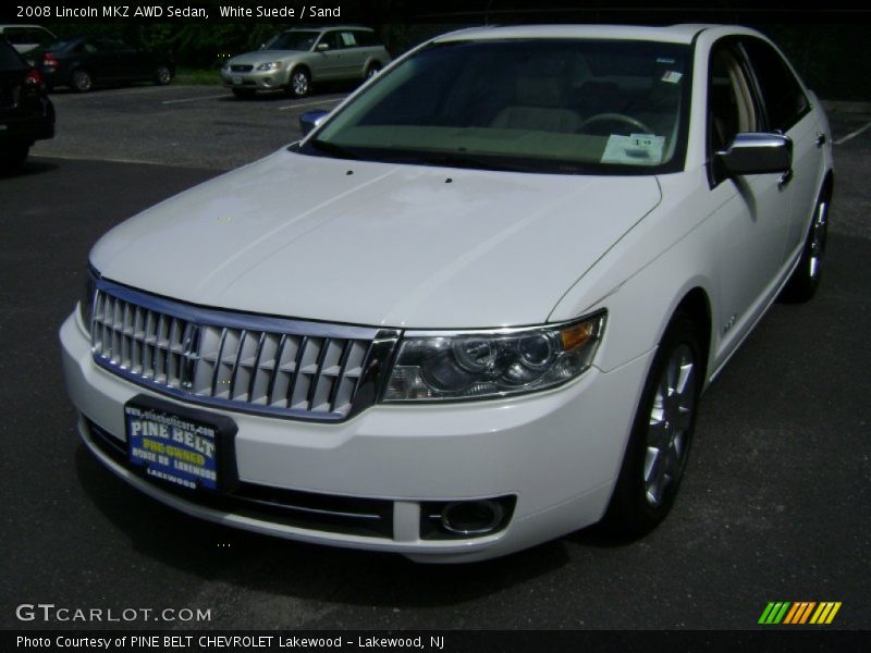 White Suede / Sand 2008 Lincoln MKZ AWD Sedan