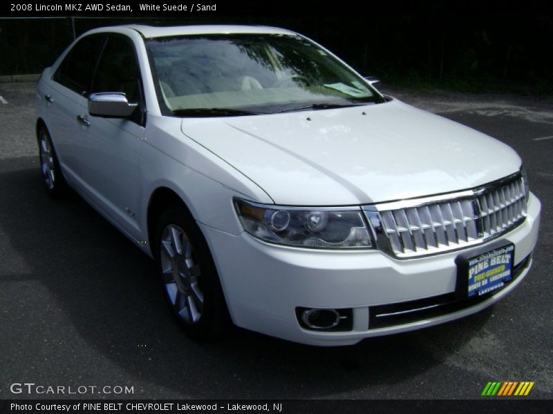 White Suede / Sand 2008 Lincoln MKZ AWD Sedan