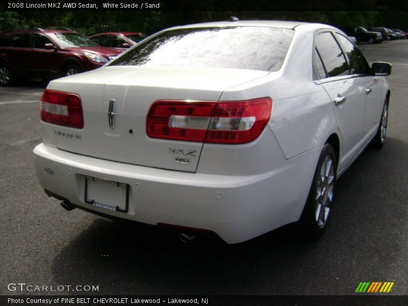 White Suede / Sand 2008 Lincoln MKZ AWD Sedan