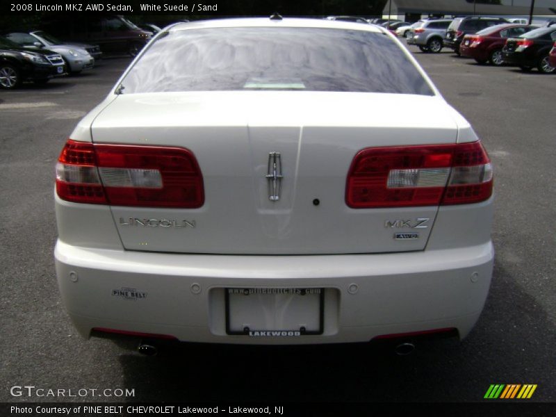 White Suede / Sand 2008 Lincoln MKZ AWD Sedan