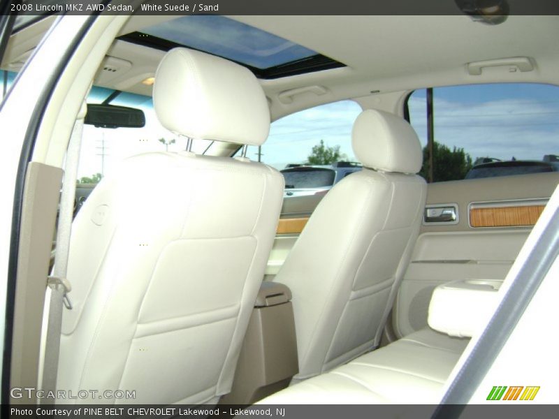 White Suede / Sand 2008 Lincoln MKZ AWD Sedan