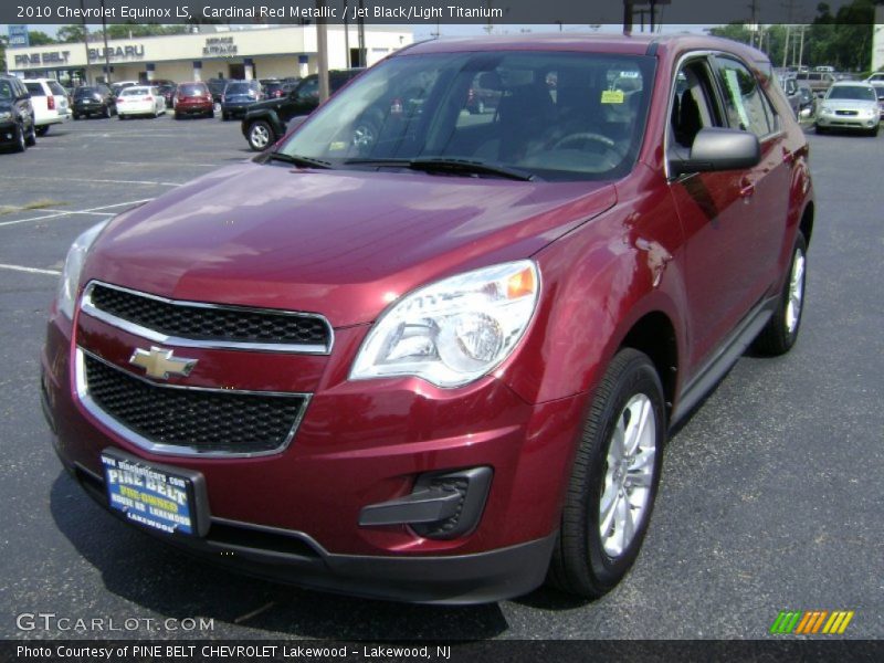 Cardinal Red Metallic / Jet Black/Light Titanium 2010 Chevrolet Equinox LS