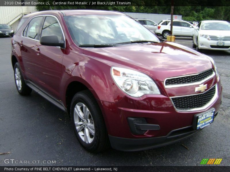 Cardinal Red Metallic / Jet Black/Light Titanium 2010 Chevrolet Equinox LS