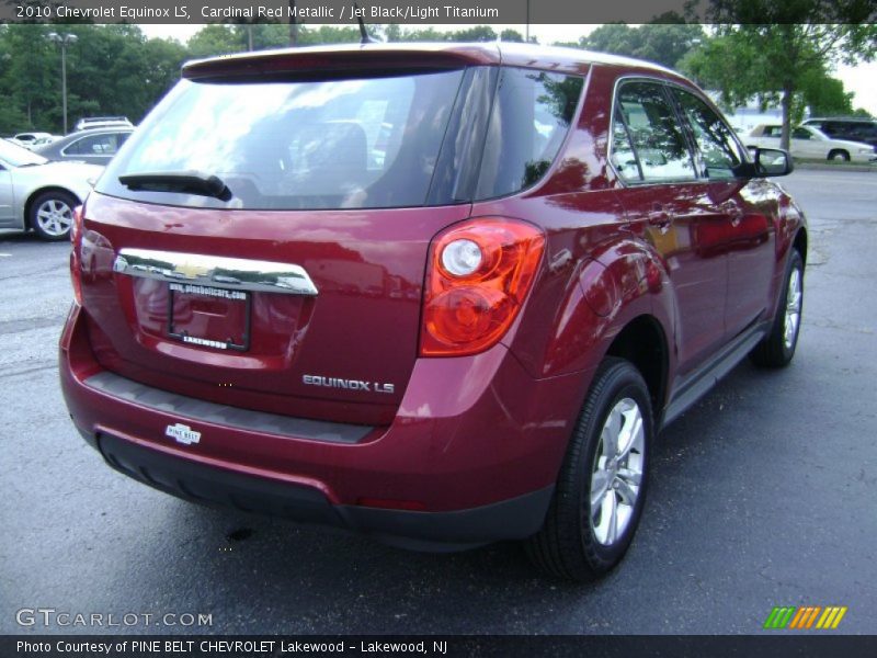 Cardinal Red Metallic / Jet Black/Light Titanium 2010 Chevrolet Equinox LS
