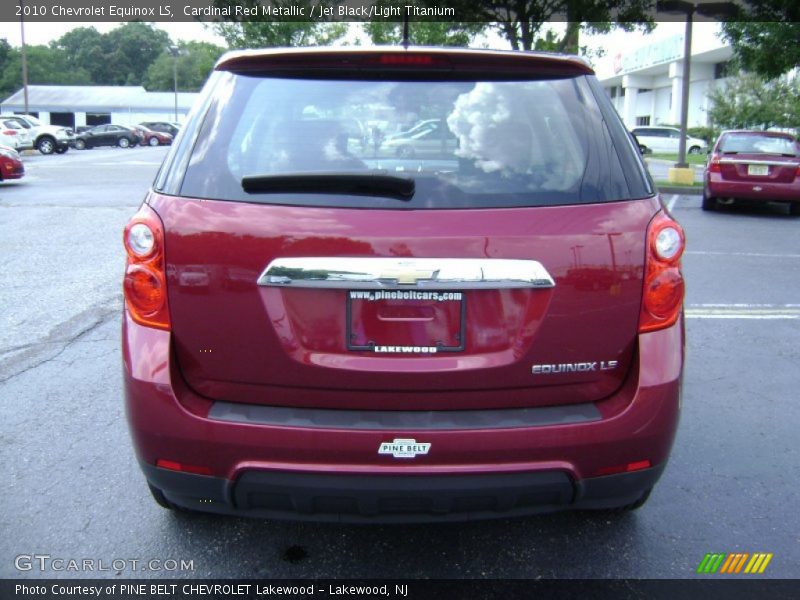 Cardinal Red Metallic / Jet Black/Light Titanium 2010 Chevrolet Equinox LS