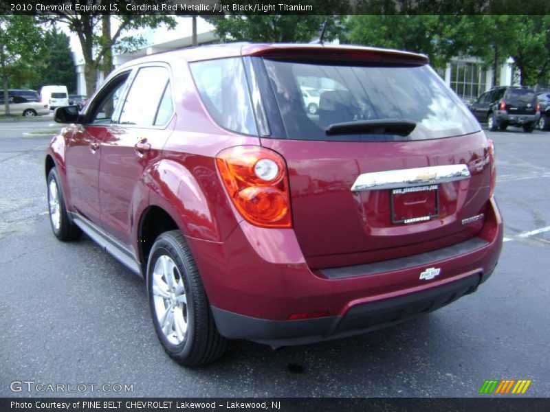 Cardinal Red Metallic / Jet Black/Light Titanium 2010 Chevrolet Equinox LS