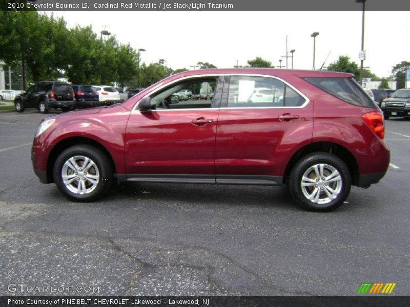 Cardinal Red Metallic / Jet Black/Light Titanium 2010 Chevrolet Equinox LS