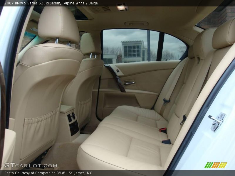 Alpine White / Beige 2007 BMW 5 Series 525xi Sedan