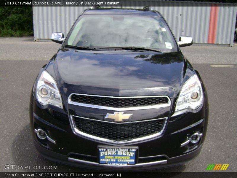 Black / Jet Black/Light Titanium 2010 Chevrolet Equinox LTZ AWD