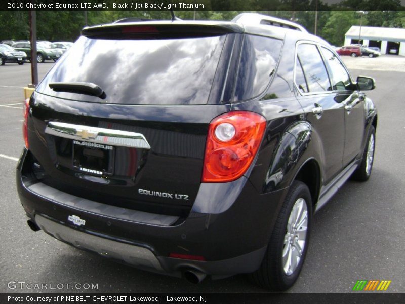 Black / Jet Black/Light Titanium 2010 Chevrolet Equinox LTZ AWD