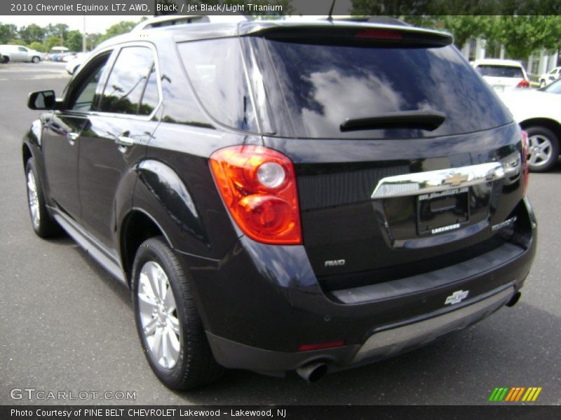Black / Jet Black/Light Titanium 2010 Chevrolet Equinox LTZ AWD