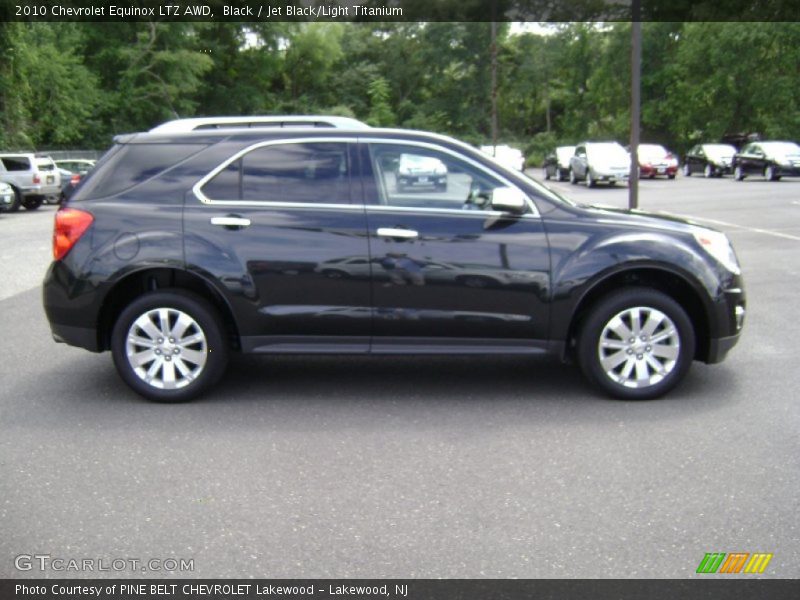Black / Jet Black/Light Titanium 2010 Chevrolet Equinox LTZ AWD