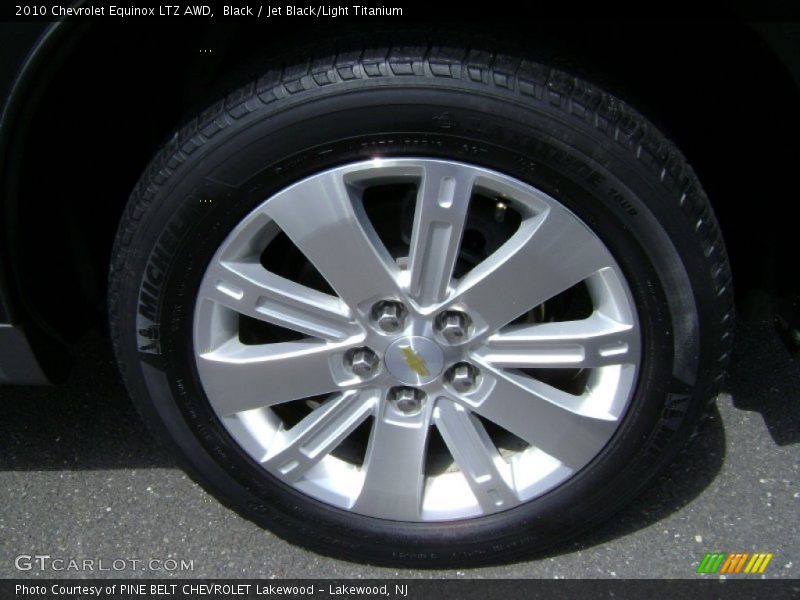 Black / Jet Black/Light Titanium 2010 Chevrolet Equinox LTZ AWD