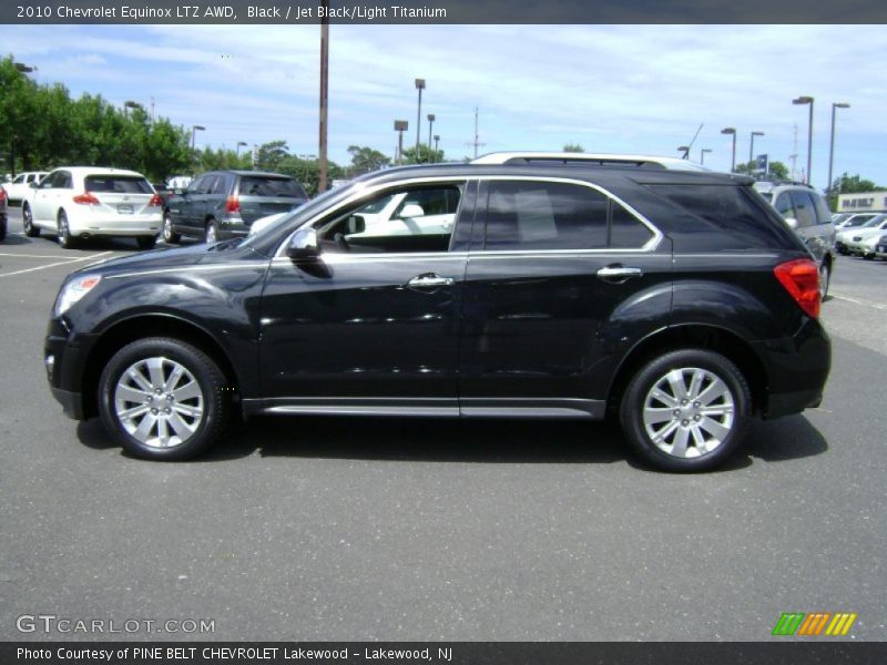 Black / Jet Black/Light Titanium 2010 Chevrolet Equinox LTZ AWD
