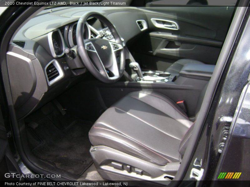 Black / Jet Black/Light Titanium 2010 Chevrolet Equinox LTZ AWD